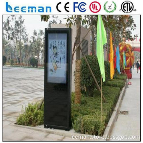 double screen advertising kiosk Leeman P6.25 SMD lcd commercial advertising screen